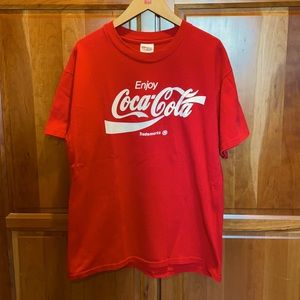Adult Hanes Coca-Cola Shirt Size L